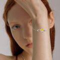 wholesale TOUPOP Cremation Bracelet For Ashes 925 Sterling Silver Urn Bracelet Sunflower Cremation Jewelry Flower Keepsake Ashes Memorial Pendant Locket Urn Bracelet For Ashes For Women -0-4