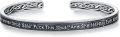 wholesale Sterling Silver Celtic Strength Mantra Cuff Bracelet Poiuy Inspirational Jewelry Gift-0-0
