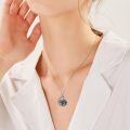 wholesale 925 Sterling Silver Gothic Skull Moon Pendant Necklace Satan Lilith Gift-0-3