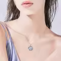 TOUPOP Sterling Silver Crystal Ballerina Necklace Ballet Dance Recital Gift-0-3