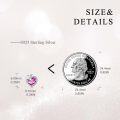 wholesale 925 Sterling Silver Crystal Unicorn Stud Earrings, Elegant Gift for Women-0-4