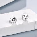 wholesale 925 Sterling Silver Smiley Face Earrings Wholesale Set-0-2