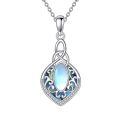 wholesale 925 Sterling Silver Celtic Knot Moonstone Pendant-0-0