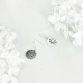 wholesale 925 Sterling Silver Viking Compass Moon Drop Earrings for Women-0-2