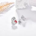 wholesale 925 Sterling Silver Monkey Mushroom Stud Earrings for Women - Hypoallergenic-0-4