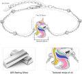 wholesale 925 Sterling Silver Unicorn Charm Bracelet for Girls Gifts Jewelry Accessories-0-4