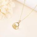 wholesale 14K Gold Love Birds Pendant Necklace Minimalist Fine s for Her Valentines Day Anniversary Birthday Present-0-2