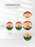 wholesale 925 Sterling Silver Platinum Plated Cute Chick Hatching Easter Egg Enamel Stud Earrings-0-1