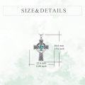 wholesale 925 Sterling Silver Celtic Knot Clover Heart Cross Necklace for Women Girls Vintage Irish s-0-5
