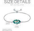 wholesale 925 Sterling Silver Opal Mom Charm Bolo Bracelet for Women-0-17