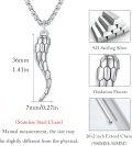 wholesale 925 Sterling Silver Good Luck Italian Horn Necklace for Couples-0-5