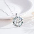 wholesale 925 Sterling Silver Abalone Shell Compass Tree of Life Star of David Pendant Necklace for Women Girls  45cm Chain Length-0-1