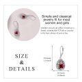 wholesale 925 Sterling Silver Tree Of Life Drop Earrings Wholesale With Green Stone-0-40