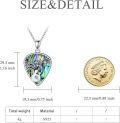 wholesale Sterling Silver Guitar Pick Pendant Necklace Musical Jewelry Gift-0-10