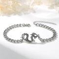 wholesale 925 Sterling Silver Dragon Bracelet for Men - Bold Viking Biker -0-1