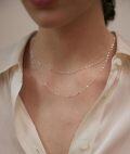 wholesale Sterling Silver Mirror Chain Dainty Necklace 16 20 for Women-0-1