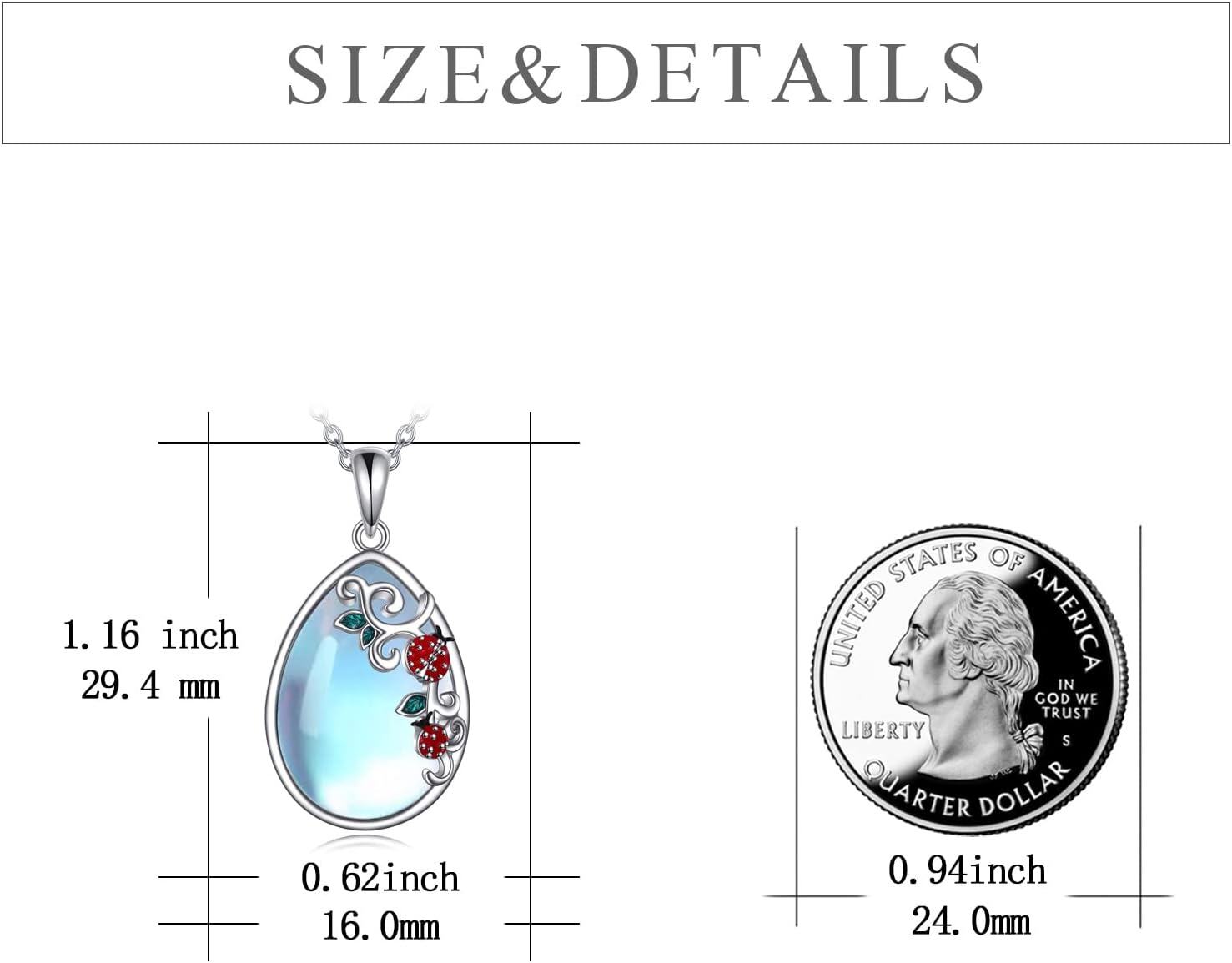  Sterling Silver Mother Daughter Necklace Women s Jewelry Gift for Mom Birthday Mother s Day -0-4