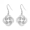 wholesale 925 Sterling Silver Celtic Knot Drop Earrings Wholesale - Irish s for Women-0-0