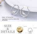 wholesale 925 Sterling Silver Wolf & Llama Hypoallergenic Hoop Earrings for Women Girls-0-5