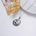 wholesale 925 Sterling Silver Moonstone Mountain Necklace – Nature-Inspired Jewelry Gift for Women-0-2