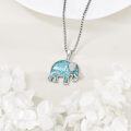 wholesale 925 Sterling Silver Turtle Turquoise Stone Pendant Necklace for Women and Men-0-2
