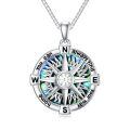TOUPOP Sterling Silver Sunflower Cremation Urn Necklace for Ashes Memorial Jewelry-0-0