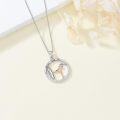 wholesale 925 Sterling Silver & Hypoallergenic Kick Sandbag Pendant Necklace for Women - 20.7mm Inspirational Sports Jewelry Gift-0-2