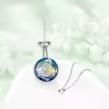 TOUPOP Sterling Silver Crystal Elephant Urn Necklace For Ashes-0-1
