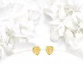 wholesale 14K Gold Leaf Stud Earrings for Women - Tropical Palm Leaves Jewelry Accessories-0-4
