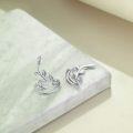 wholesale 925 Sterling Silver Leaf Vine Climbing Ear Cuffs for Women - Elegant Nature Inspired Jewelry-0-4