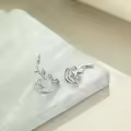 wholesale 925 Sterling Silver Leaf Vine Climbing Ear Cuffs for Women - Elegant Nature Inspired Jewelry-0-4
