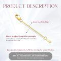 wholesale 10k Gold Extension Chain With Lobster Clasps For Jewelry Making-0-17