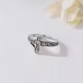 TOUPOP Sterling Silver Mustard Seed Ring Christian Faith Jewelry-0-2