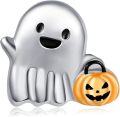 wholesale 925 Sterling Silver Halloween Ghost Pumpkin Pin Brooches for Women Girls Gifts-0-0