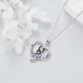 TOUPOP Sterling Silver Birthstone Stethoscope Necklace Gift For Nurse-0-4