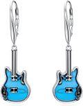 wholesale Music Earrings For Women 925 Sterling Silver Turquoise Music Jewelry Musical Dangle Drop Jewelry Gifts For Women Her -0-0