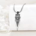 wholesale  Wolf Head Arrowhead Pendant Necklace-0-2