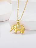 TOUPOP 14K Gold & Stone Animal Necklaces for Women-0-1