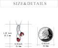 wholesale 925 Sterling Silver Ladybug Infinity Love Pendant Necklaces for Women Gift Ideas-0-3