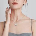 wholesale 925 Sterling Silver Two Tone Mom Infinity Heart Cremation Urn Necklace Memorial Pendant-0-4