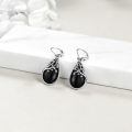 wholesale 925 Sterling Silver Moss Agate Tree of Life Drop Earrings for Women and Girls-0-8