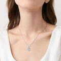 wholesale Sterling Silver Moonstone Owl Lab Grown Diamond Birthstone Necklace Pendant for Women-0-3