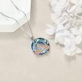 TOUPOP Sterling Silver Rose Flower Pendant Necklace For Daughter-0-4