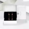 wholesale 925 Sterling Silver Flamingo Drop Earrings Pink Gift for Her-0-5