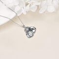 wholesale 925 Sterling Silver Boxing Gloves Necklace With Never Give Up Engraving-0-3