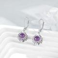 wholesale 925 Sterling Silver Earrings Wholesale With Blue Gemstone Drop-0-37