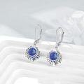 wholesale Sterling Silver Gemstone Leverback Dangle Drop Filigree Earrings for Women-0-20
