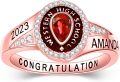 wholesale 925 Sterling Silver 2023 Western High School Graduation Ring-0-0