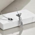 TOUPOP Sterling Silver & Stone Cremation Jewelry Keepsake Urn Necklace For Women-0-1