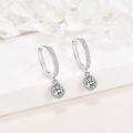 wholesale 925 Sterling Silver with Cubic Zirconia and Cubic Zirconia Cut Design Hoop Earrings for Women-0-1